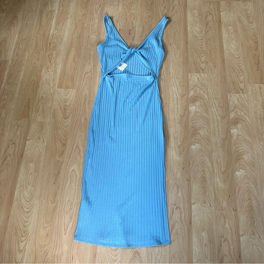 Billabong Backless Dress in Midnight Blue